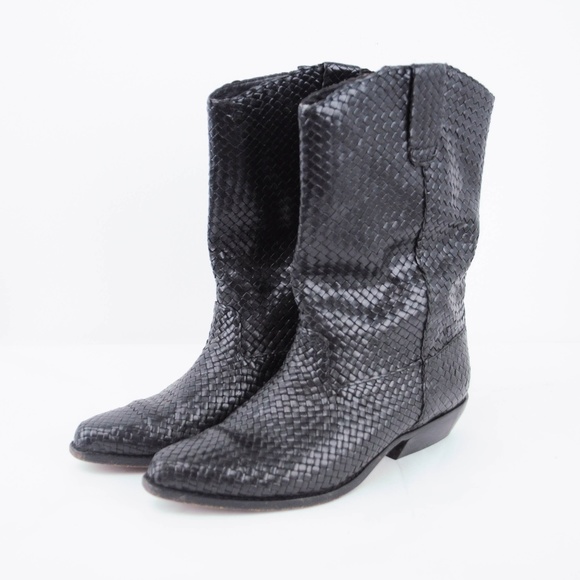 woven cowboy boots